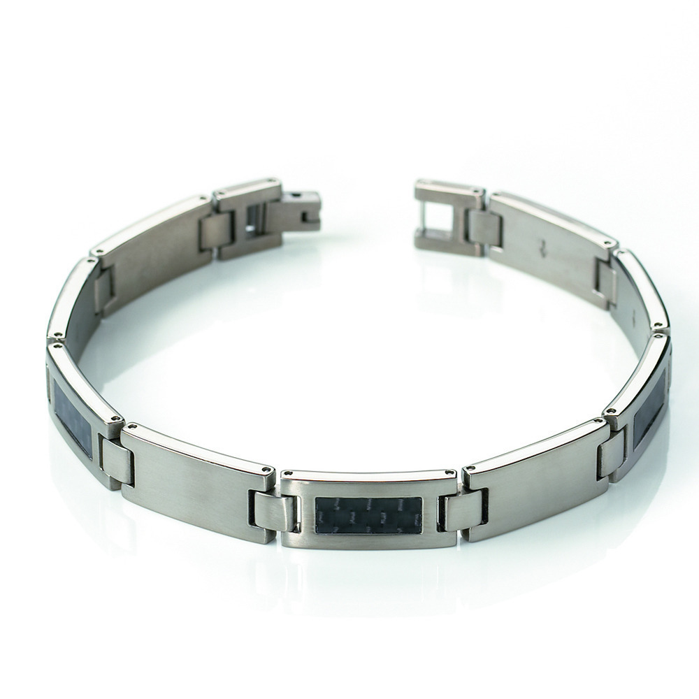 Specialiteit warm postkantoor Boccia 0333-01 Heren armband van titanium | Trendjuwelier