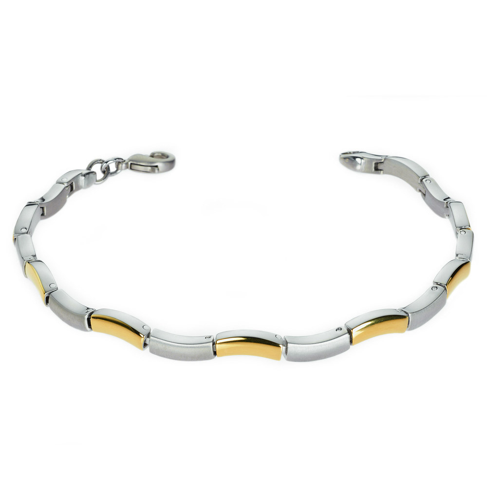 Emuleren Kluisje krullen Boccia 0370-02 Dames armband van titanium | Trendjuwelier