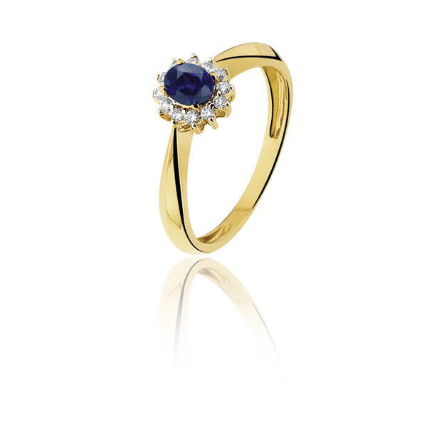 Hilarisch Kwadrant hurken Gouden ring met diamant - 24-01-TR | Trendjuwelier