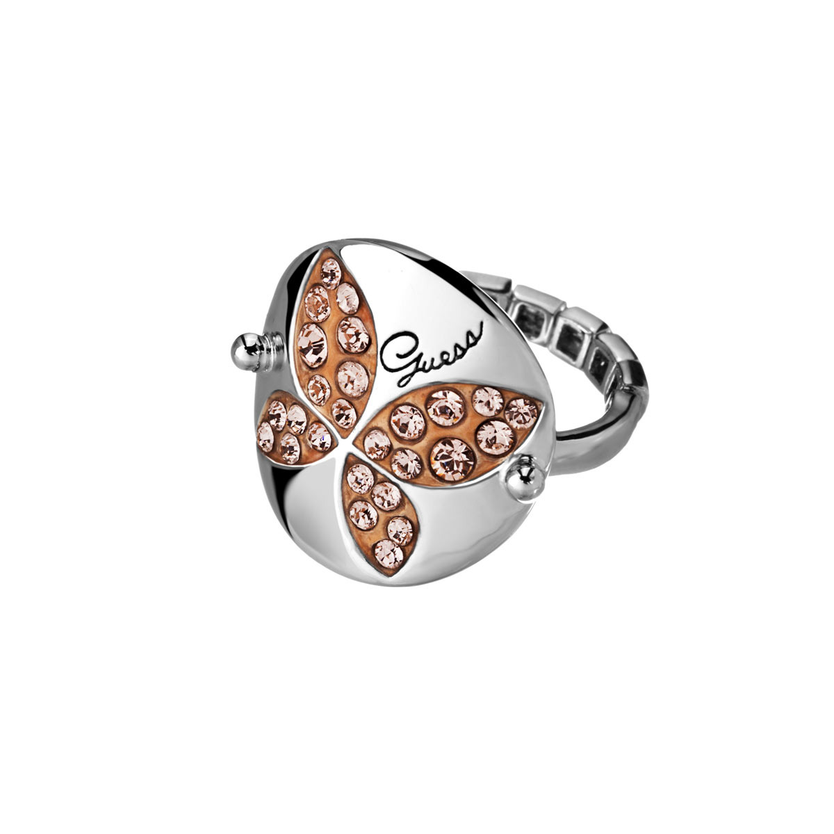 guess butterfly ring