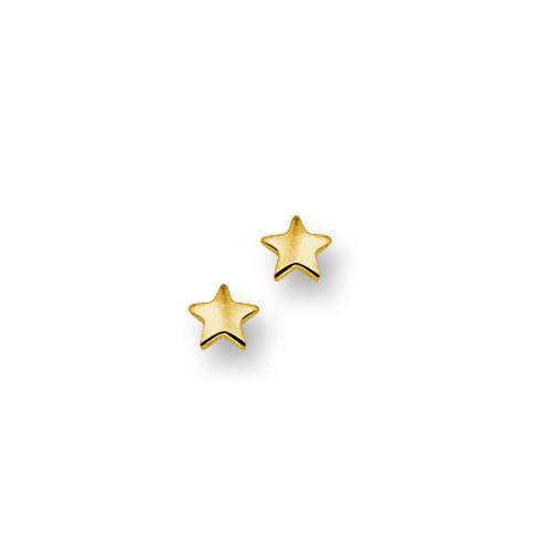 Gouden ster oorbellen | Koop gouden oorknopjes online bij JEWELLOVERS -  Jewellovers
