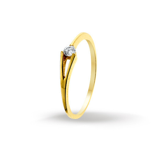 temperatuur wenselijk gebruiker Gouden dames ring 4014950 | Trendjuwelier