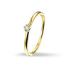 Huiscollectie 4016205 Gouden ring met diamant 0.05 crt 1