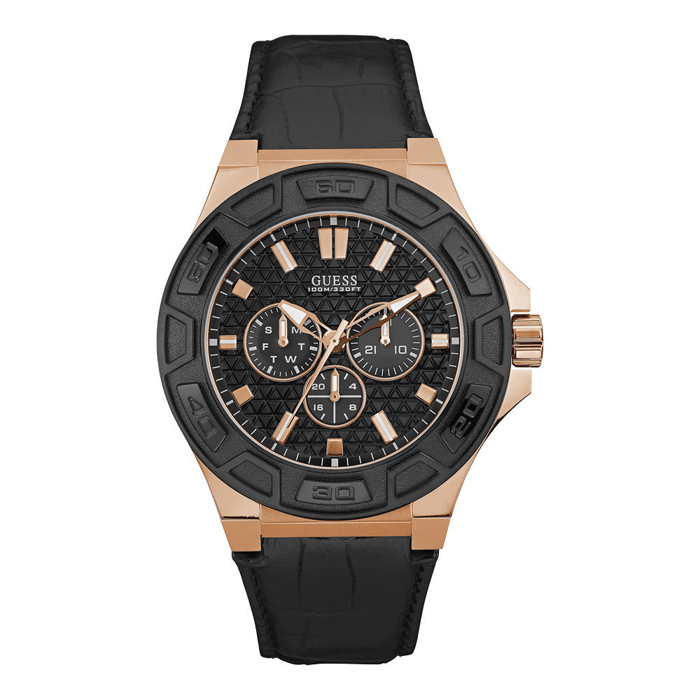 Guess heren horloge online goud