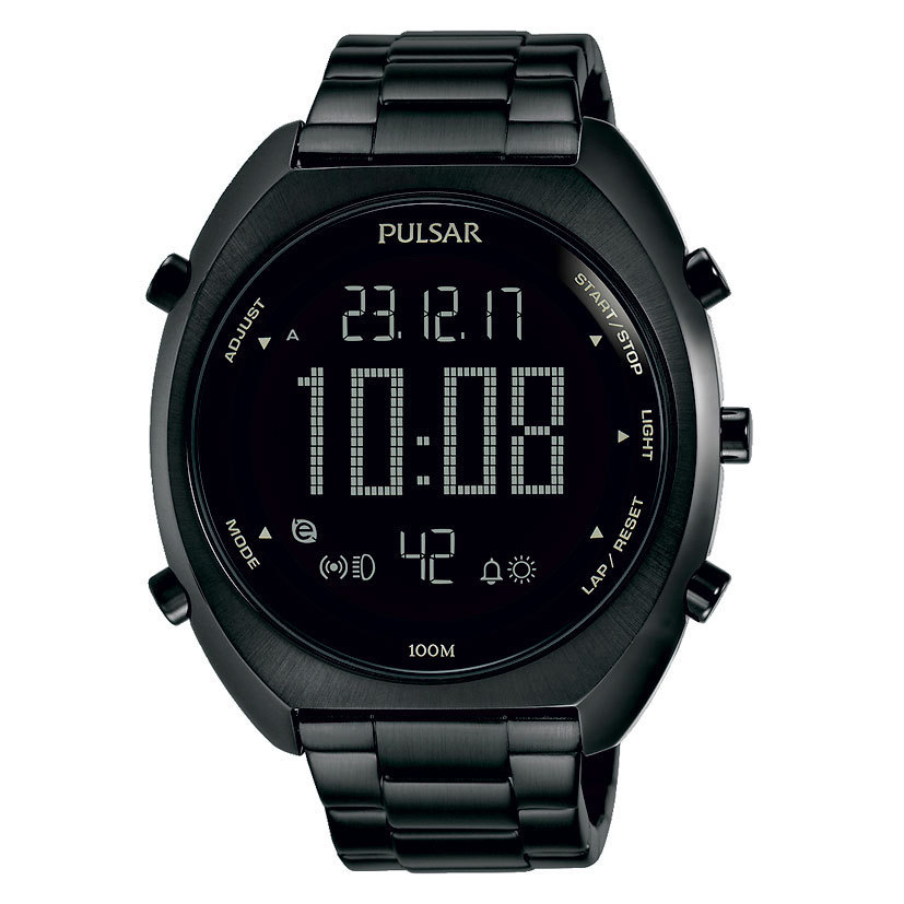 Pulsar horloge 2025 heren zwart