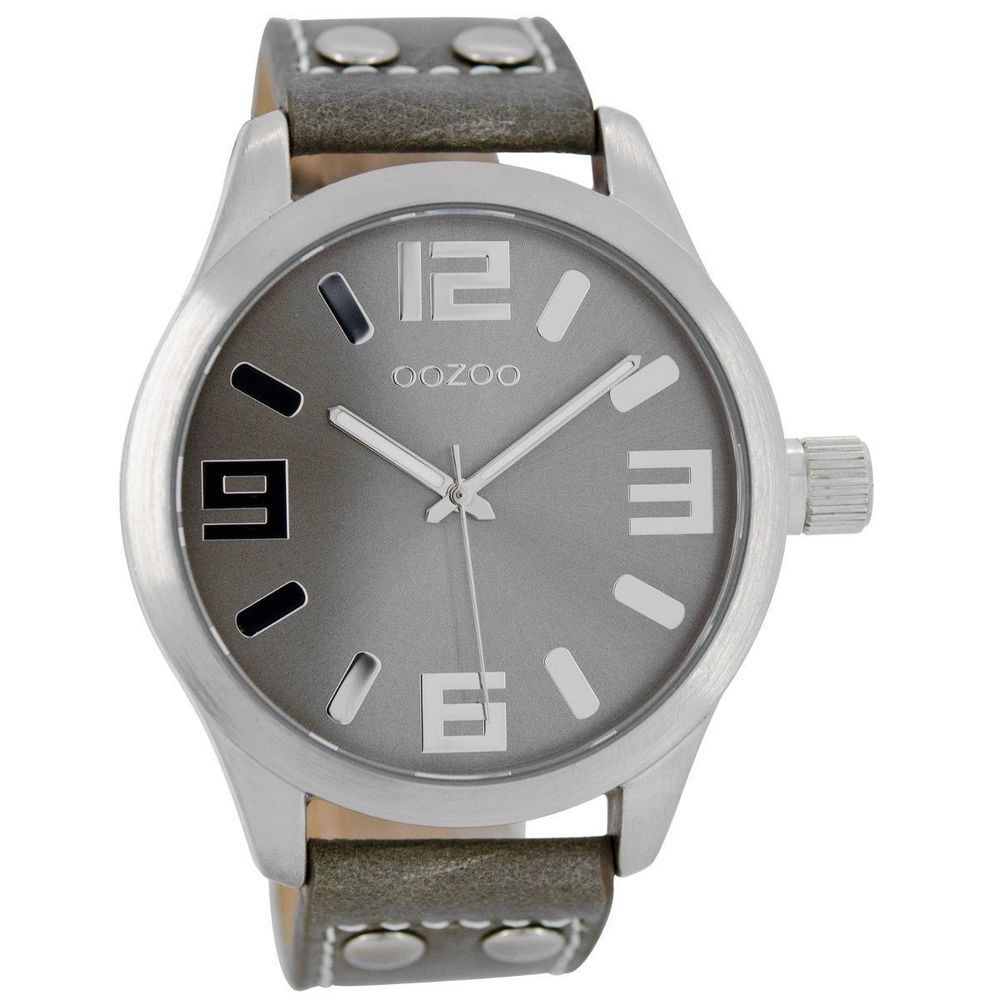Tapijt Voorverkoop Zonder twijfel OOZOO Horloge Timepieces Collection 46 mm taupe C1057 | Trendjuwelier.nl