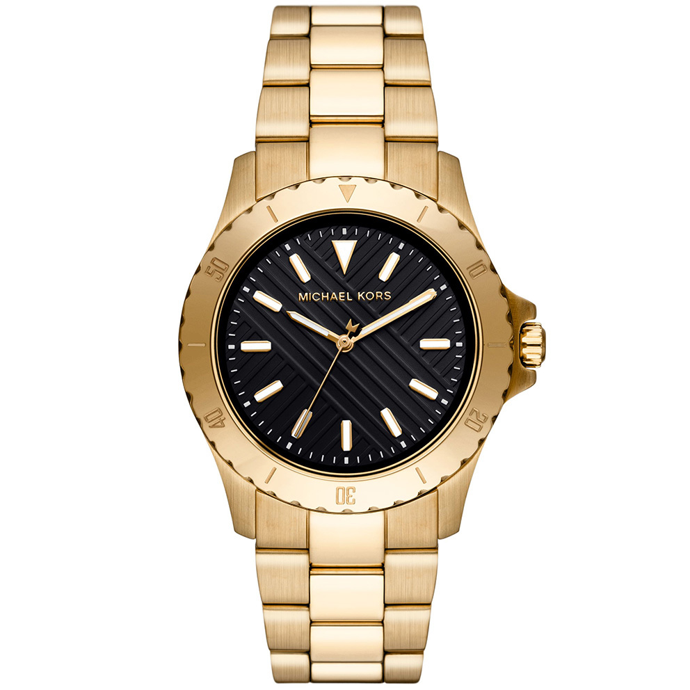 Michael kors horloge zwart goud sale