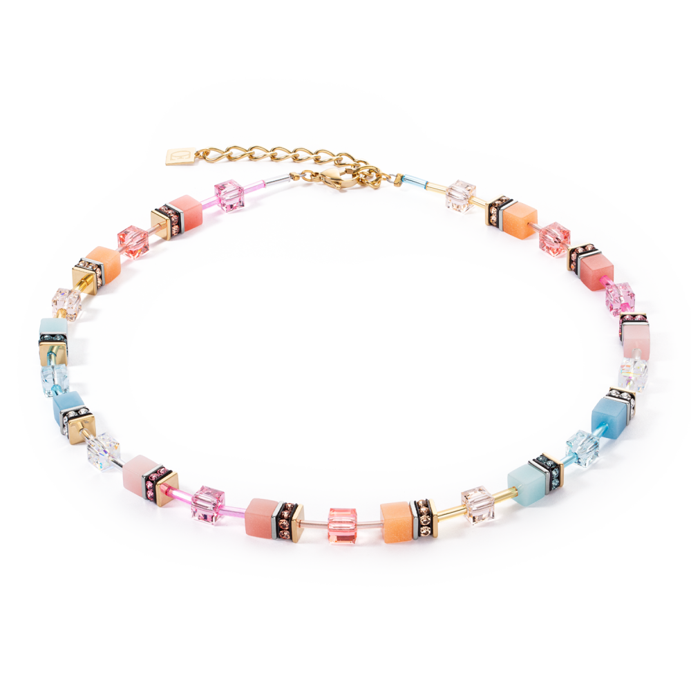 coeur-de-lion-geocube-2838-10-2028-ketting-met-glas-en-kristal-strass-lengte-verstelbaar-42-48-cm