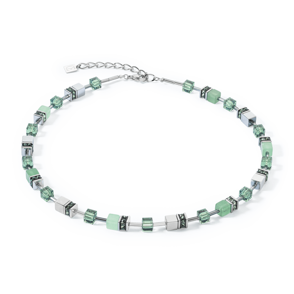 coeur-de-lion-geocube-4017-10-0500-iconic-precious-collier-met-aventurijn-en-hematiet-lengte-verstelbaar-42-48-cm