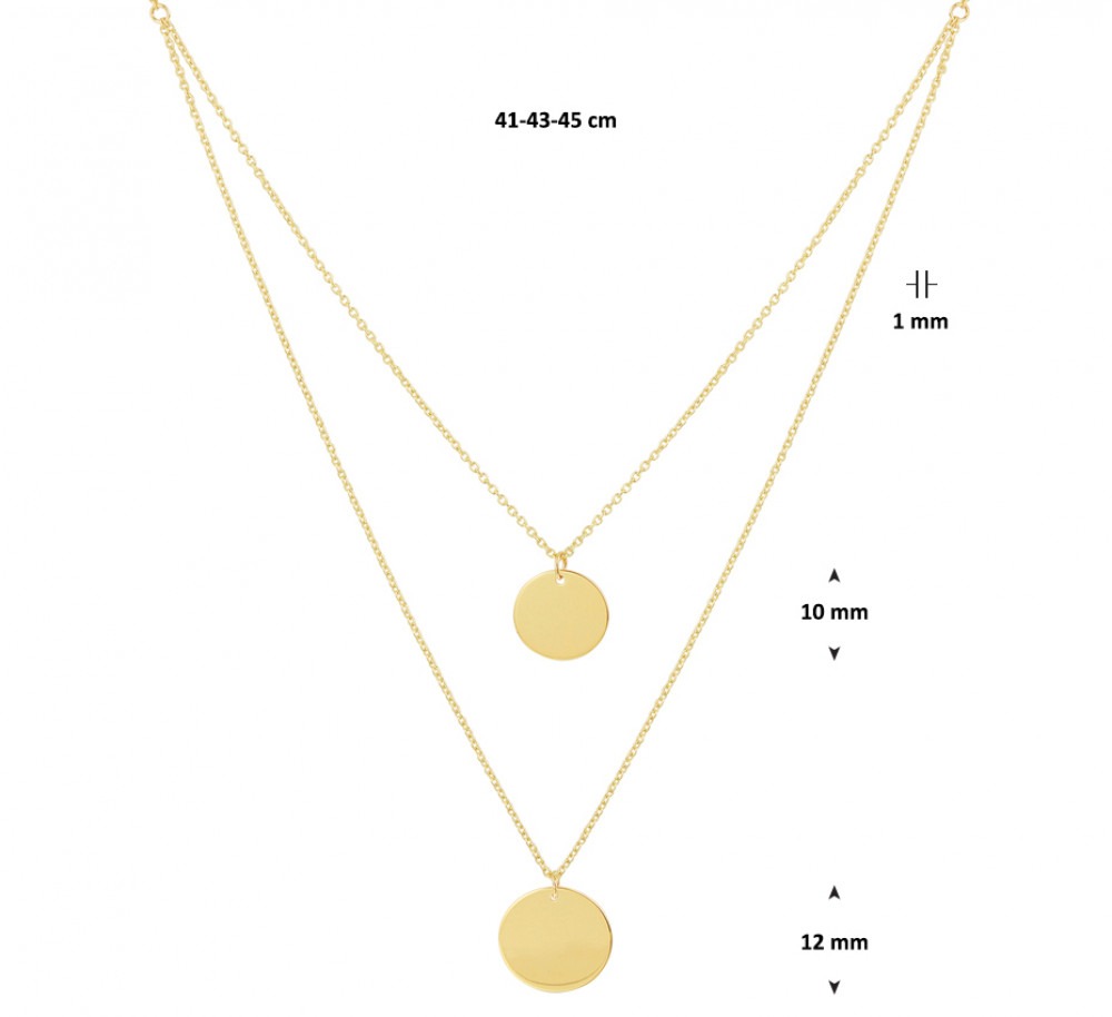 rond-bolletje-1-mm-ketting-met-hanger-14-karaat-goud-lengte-verstelbaar-41-45-cm