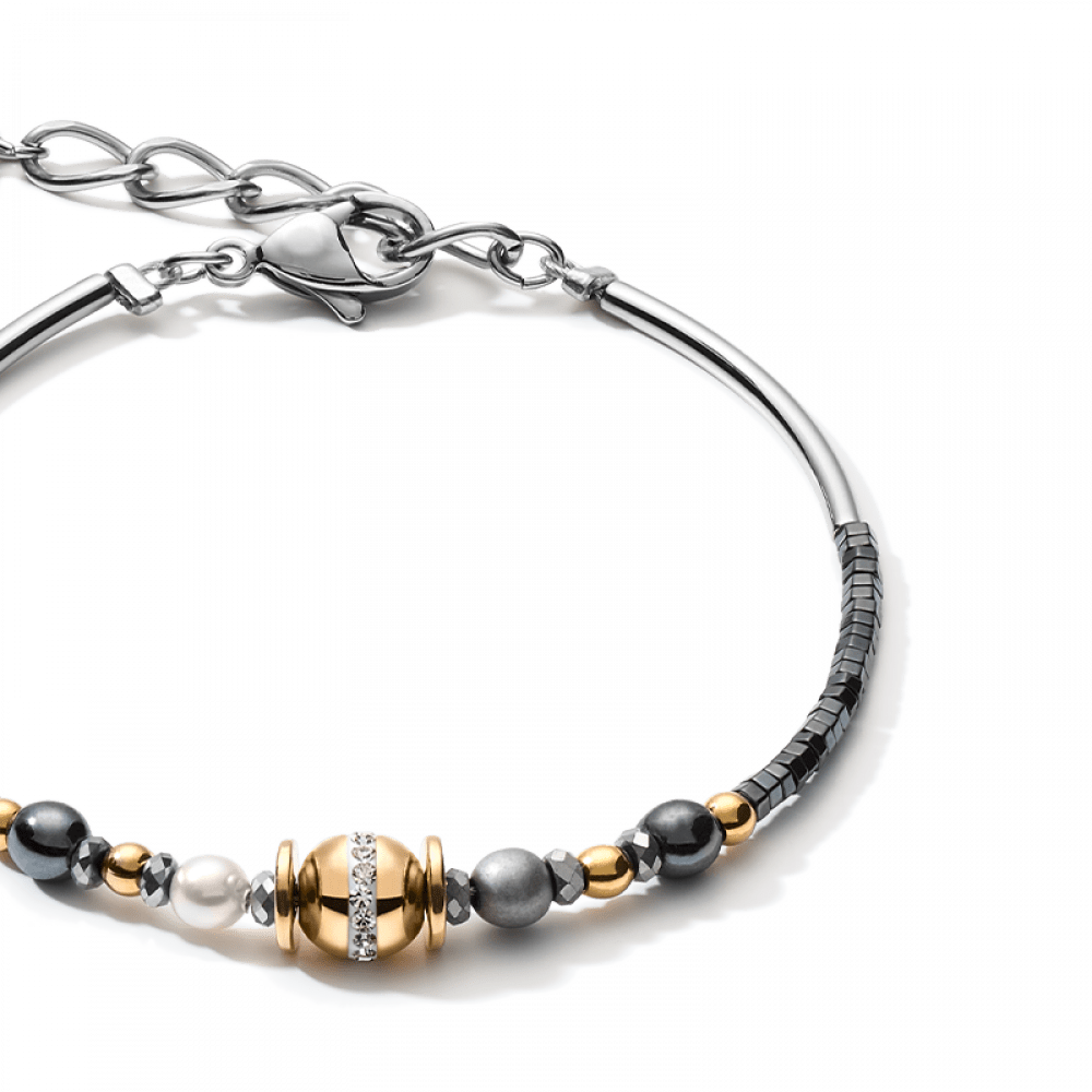 coeur-de-lion-5049-30-1216-zilverkleurige-slavenarmband-met-goudkleurige-accenten-en-kristalparels