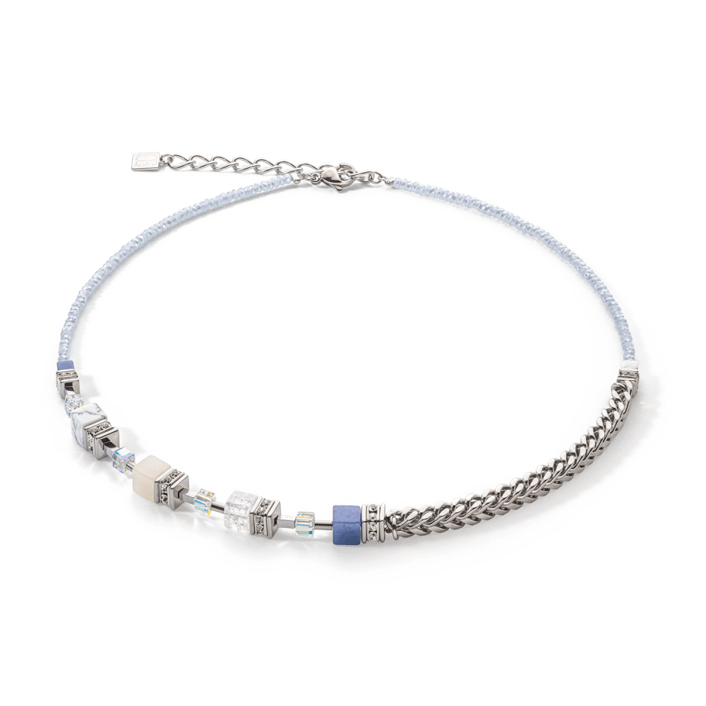 coeur-de-lion-geocube-5085-10-0720-schakelketting-met-aventurijn-en-howliet-lengte-verstelbaar-42-48-cm