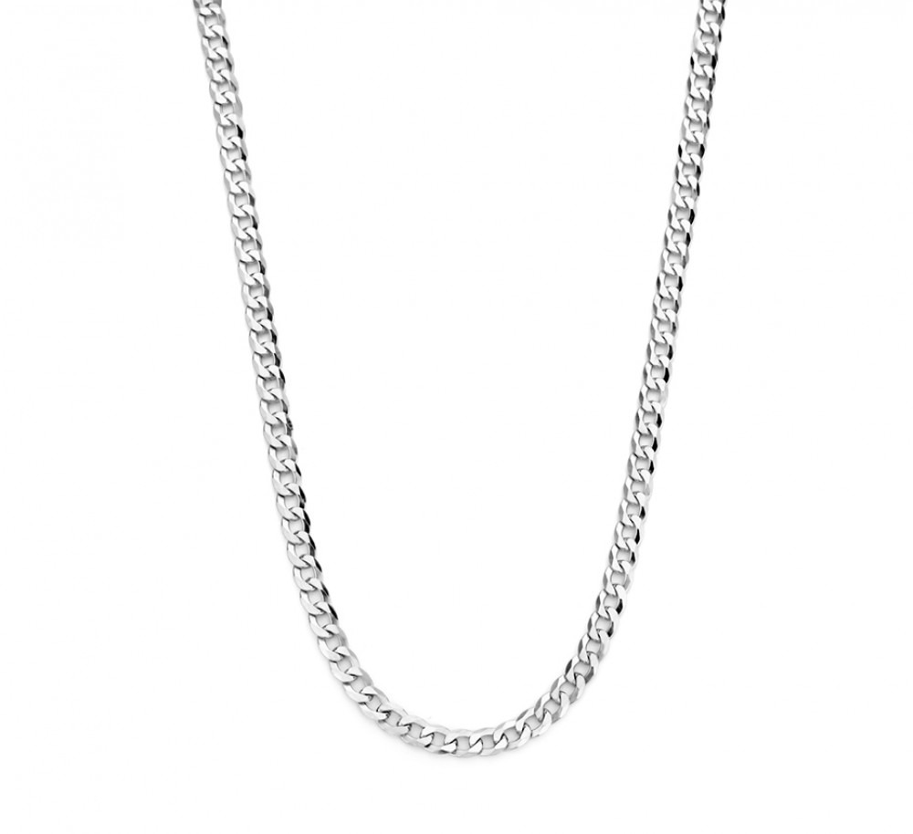 gourmet-3-2-mm-schakelketting-zilver-gerhodineerd-lengte-verstelbaar-41-45-cm