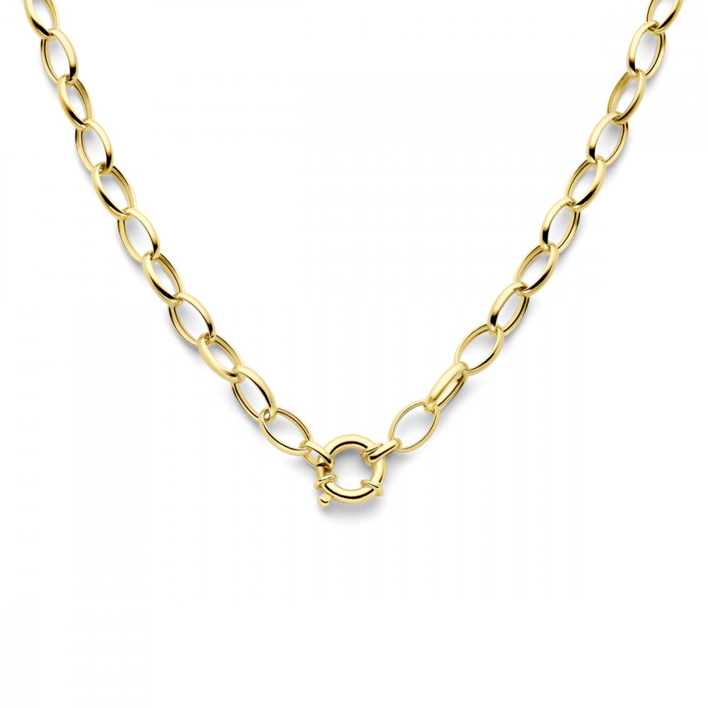 ankerschakel-8-3-mm-schakelcollier-gold-plated-lengte-45-cm