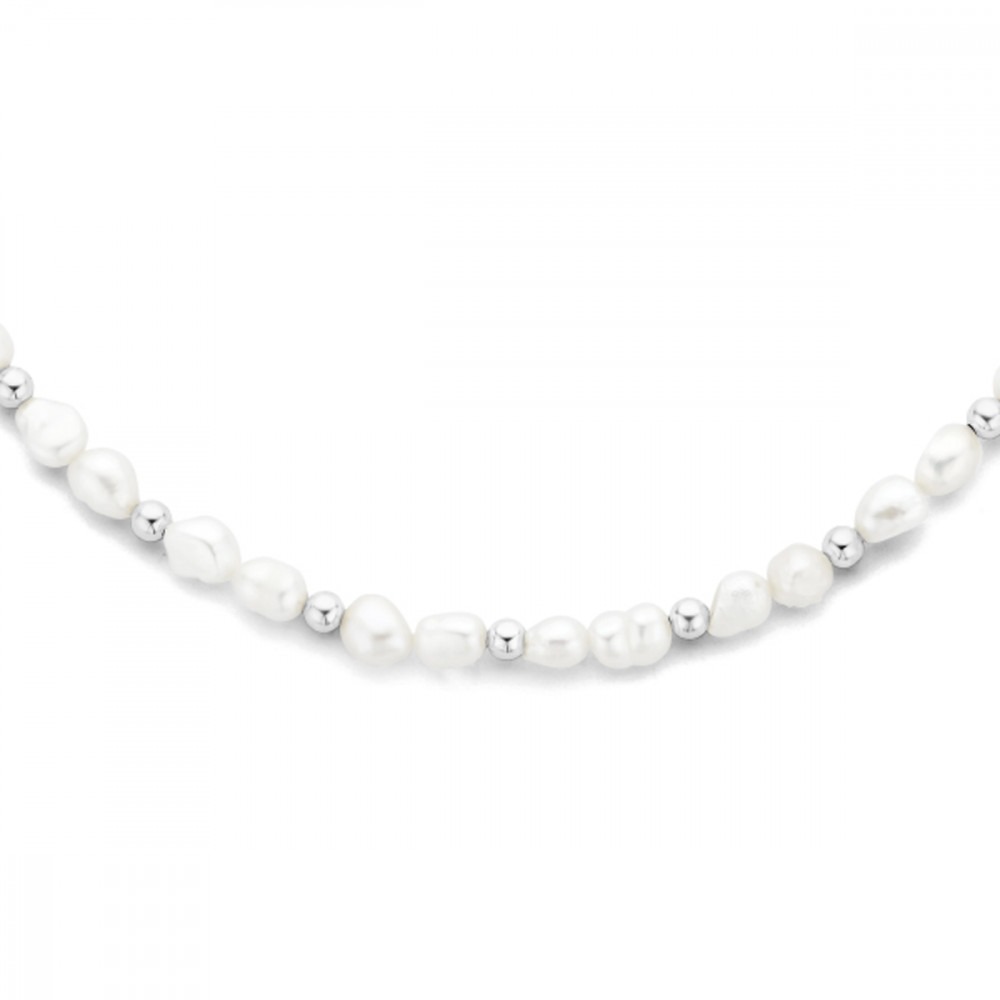 bolletjes-6-5-mm-parelketting-zilver-gerhodineerd-lengte-verstelbaar-41-46-cm