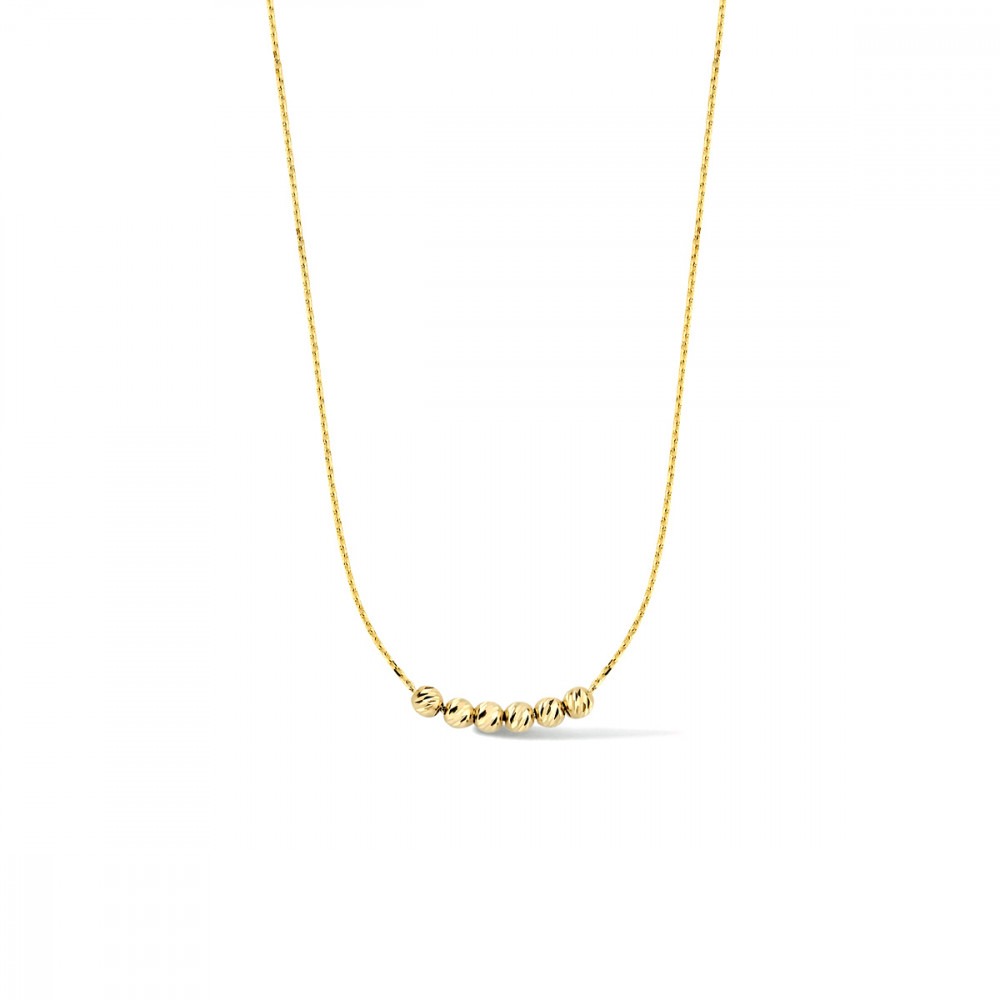 gouden-collier-met-zes-bolletjes-damescollier-14-karaat-goud-lengte-verstelbaar-40-44-cm