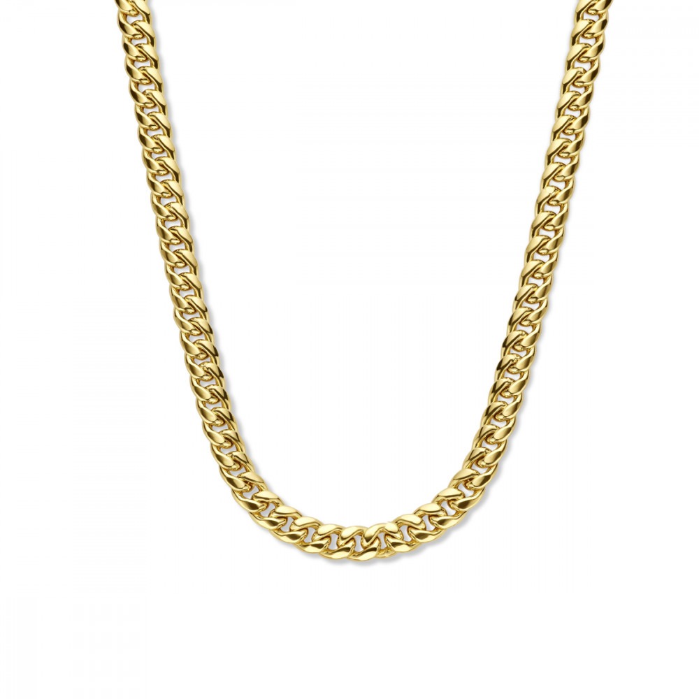 gourmet-10-mm-schakelcollier-goud-op-zilver-lengte-verstelbaar-42-45-cm