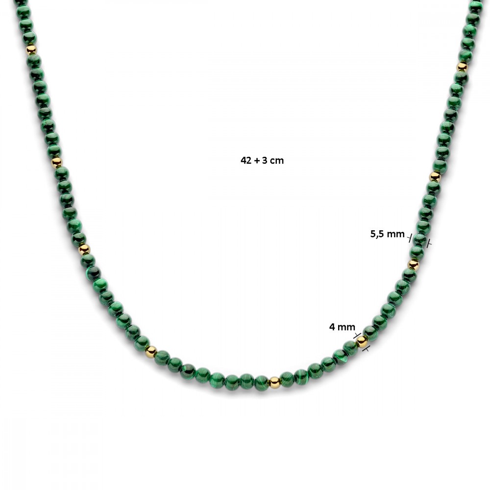 groene-malachiet-edelsteen-ketting-goud-op-zilver-lengte-verstelbaar-42-45-cm