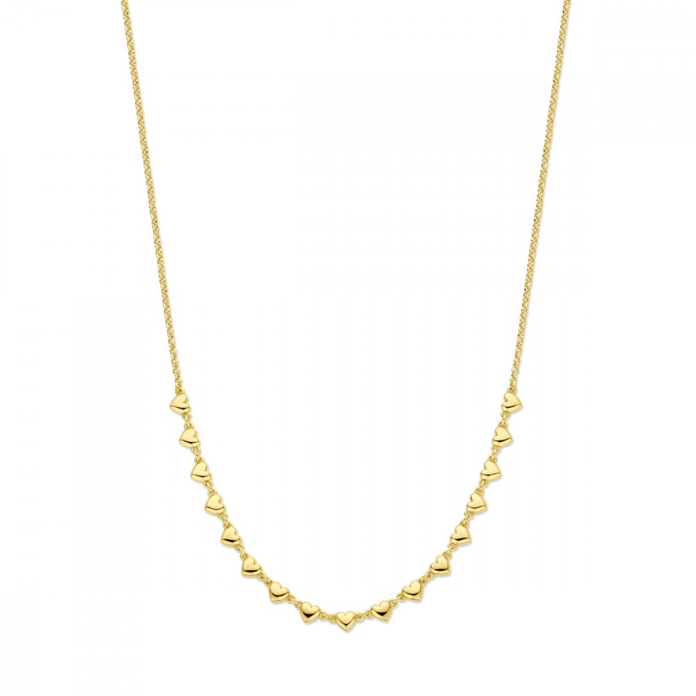 hartje-1-8-mm-ketting-goud-op-zilver-met-hartjes-lengte-verstelbaar-41-45-cm