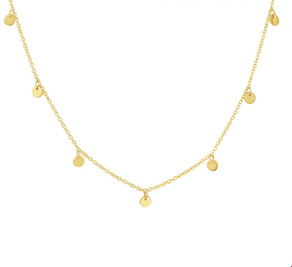 rond-bolletje-1-mm-schakelcollier-goud-lengte-45-cm