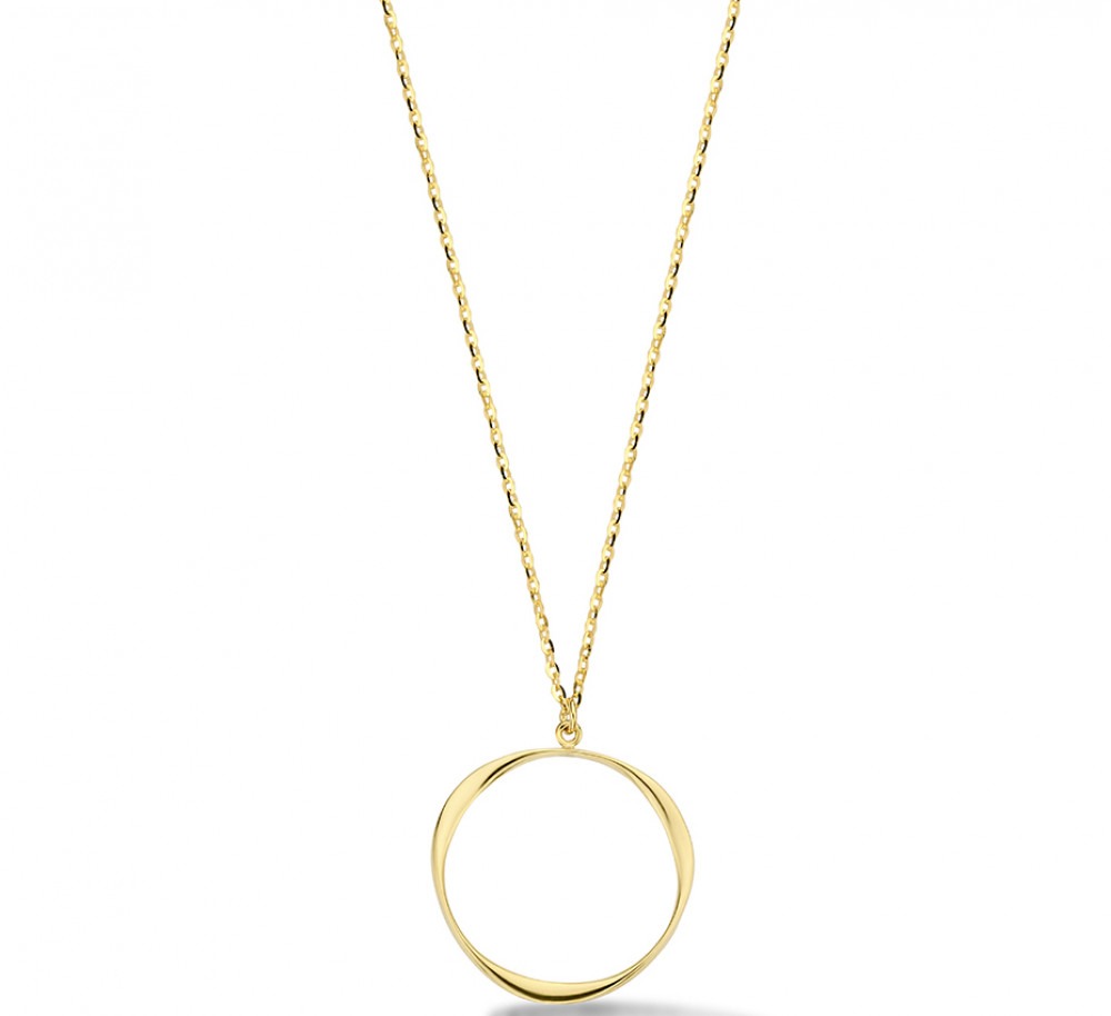 rond-bolletje-collier-met-hanger-goud-huiscollectie-lengte-verstelbaar-40-42-cm