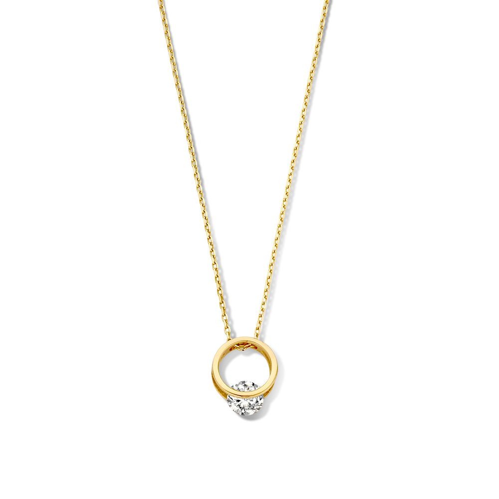 ronde-14-karaat-gouden-collier-met-zirkonia-ketting-met-hanger-lengte-verstelbaar-42-45-cm