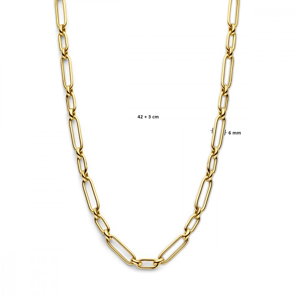 schakelcollier-6-mm-breed-gold-plated-collier-lengte-verstelbaar-42-45-cm