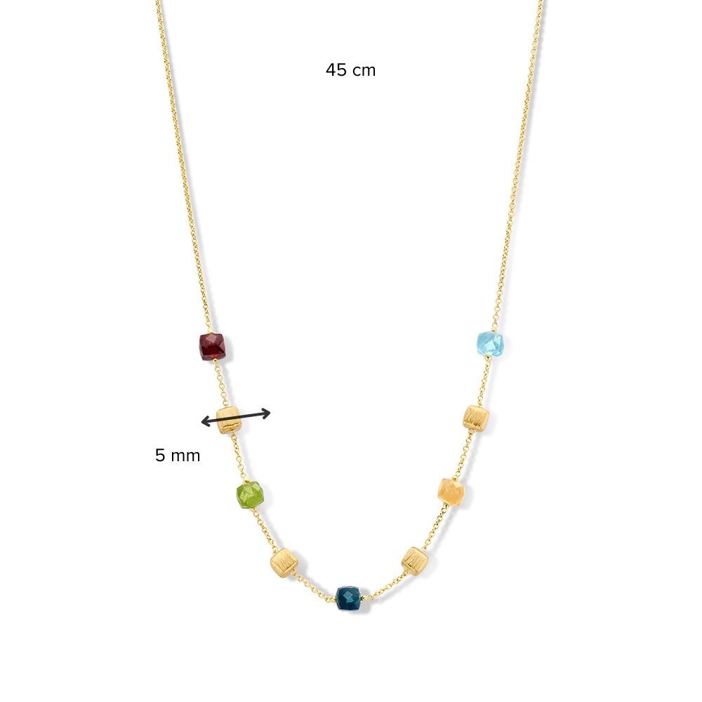 vierkant-14-karaat-gouden-collier-met-citrien-granaat-peridoot-en-topaas-lengte-45-cm